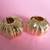 14K Gold Earrings retro natural Ocean shell design gorgeous 5 thumbnail