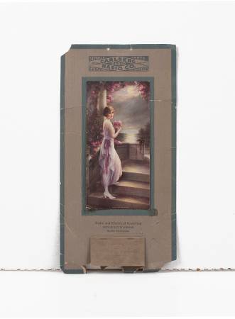 RARE 1924 Carlberg Radio Co. 12 Month Wall Calendar, 14 7/8" - Beauty 1