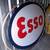Original Esso porcelain double sided sign with original ring 2 thumbnail