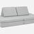 The Original Nugget Couch Light Gray Kids Play Couch 1 thumbnail