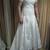 JIM HJELM Off Shoulder White Silk Wedding Gown, Sz 10 2 thumbnail