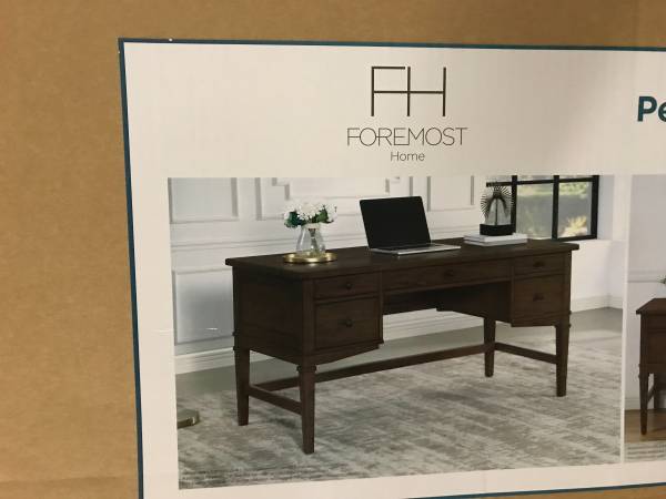 New Foremost Home Executive Desk in Original Box 1