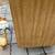 Single drawer mid-century nightstand with brass details as-is A65 3 thumbnail