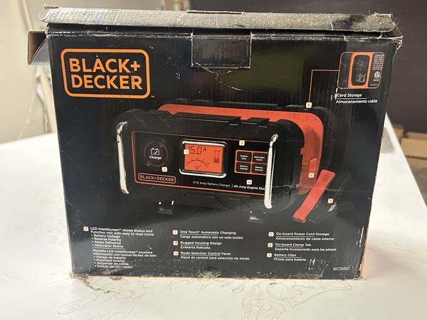 battery charger Black & decker. 0-15 amps automatic. 1