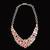 Red Coral Stone Necklace in Silver Setting 6 thumbnail