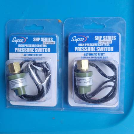 HVAC - PRESSURE SWITCH, High Pressure With Auto Rest Button, Open 550 1