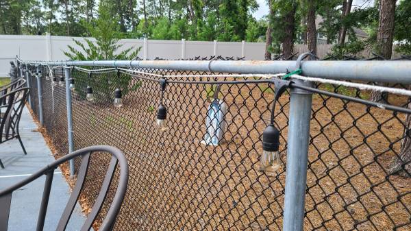 PATIO STRING LIGHTS (6 strings of 12 ea ) plus BULBS 1