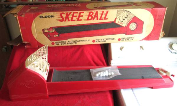 1963 Eldon Skee Ball Game In Original Box Works 1