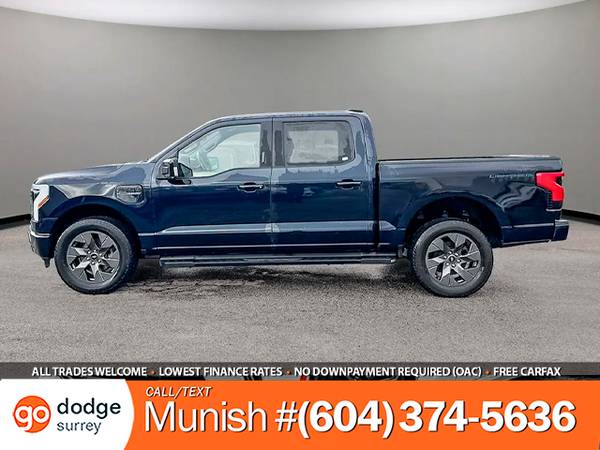 2023 Ford F-150 Lightning LARIAT 4WD SuperCrew 5.5' Box: NO ACCIDENTS 1