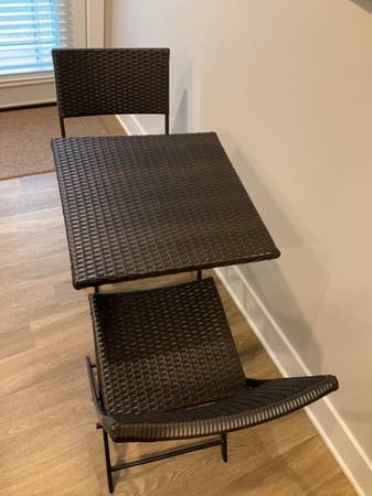 3-piece Rattan Bistro Set - $25 or best offer 1