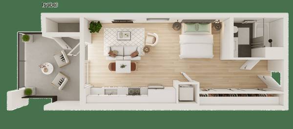 $1,860 / 506ft2 - Exceptional Studio & Studio Lofts! Easy walking and biking! (Downtown)64043666591745124