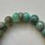 Green Tree Agate & Jade Healing One of a Kind Stretch Bracelet Size 7. 5 thumbnail