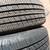 2-P185/65R14 TIRES ON 4 BOLT  STEEL WHEELS 2 thumbnail