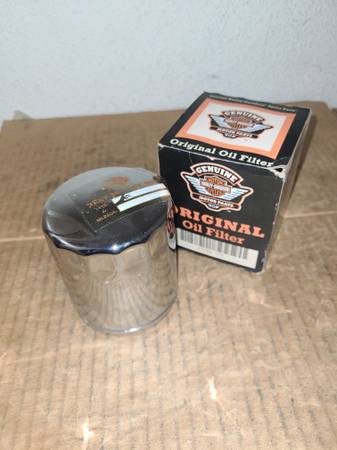 Harley-Davidson 63796-77A Original Chrome Oil Filter 1