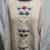 John Ashford Handknitted Round-Neck Ivory Patterned Sweater - Size M 1 thumbnail