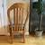 Handcrafted solid oak upholstered chair 6 thumbnail