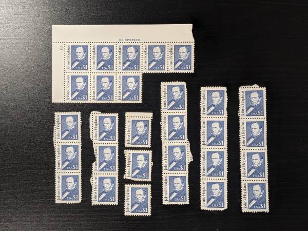 Johns Hopkins $1 Stamps 1