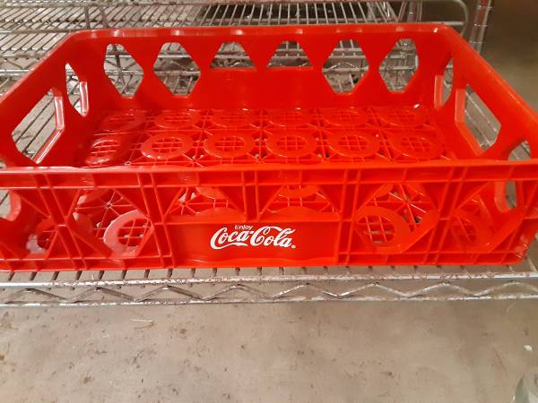 Coca cola plastic totes 1