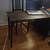 Foldable Rustic Brown Wood Laptop Desk with Outlets 4 thumbnail