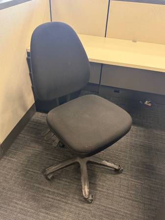 Eurotech Space-Saving Armless Office Chair - 3 Paddle Controls 1