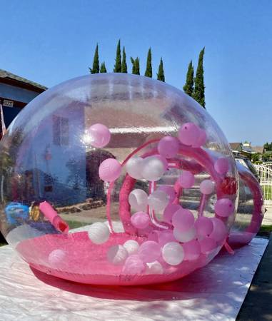 Bubble House Clear Transparent With or without balloons 1