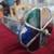 Kaleidoscope Stained Glass Iridescent Barrel Fused Glass Double Wheel Art Glass 5 thumbnail
