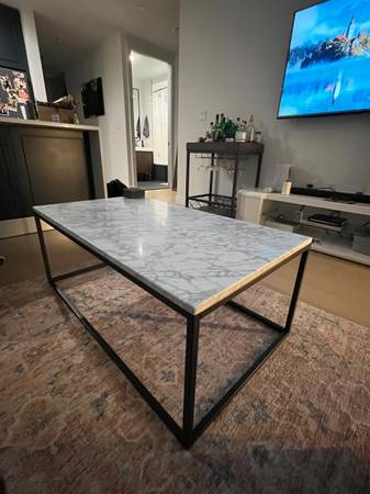 West Elm Streamline Rectangle Coffee Table 1