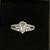 LADIES CUSTOM WEDDING SET 1 1/2CTW 14KT WHITE GOLD 2 thumbnail