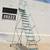 Rolling Warehouse Platform Safety Ladder 15 Step Airplane Handrail 3 thumbnail