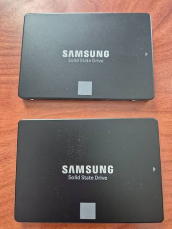 2 matching solid state hard drives 1