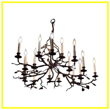 Paul Ferrante Twig Chandelier, Model #2081 1