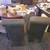 2 black cloth linen dining room chairs 2 thumbnail
