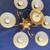 Beautiful Six Light & Globes Brass Chandelier 6 thumbnail