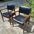 Mid Century Chairs, solid walnut Frames, Black-12 available-$65 each 16 thumbnail