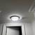 Modern Black Flush Mount Ceiling Light Fixture 13 inch Set of 4 3 thumbnail