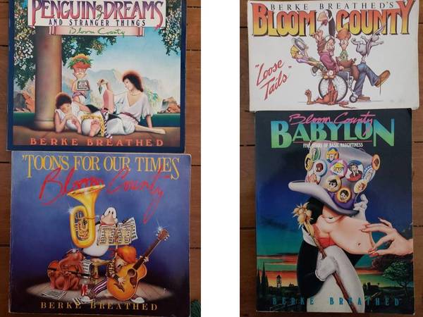 4 Bloom County books 1