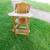 Birdseye maple wood folding doll high chair 3 thumbnail