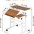 Height Adjustable Sit Stand Desk Home Office Desk Mobile Standing Desk Rolling L 3 thumbnail