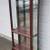 REDUCED SHOW HOME Mirror Back Curio Cabinet + Lights + 3 Glass Shelves 6 thumbnail
