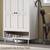 Shoe Storage Cabinet with Cross Molding Doors, 6-Tier Farmhouse Shoe Cabinet wit 4 thumbnail