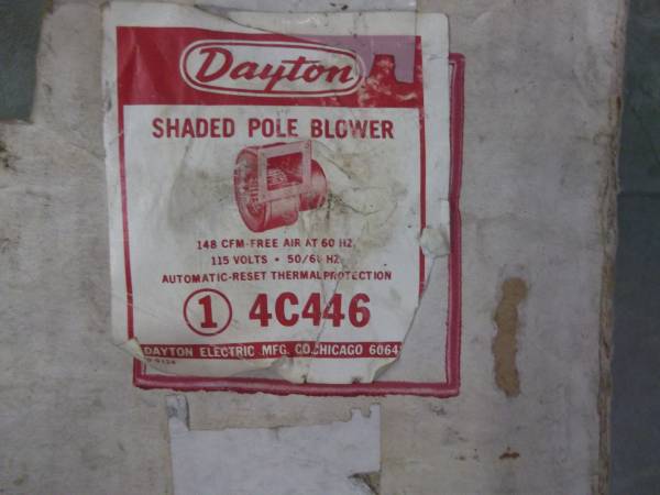 Dayton Shaded Pole Blower 1