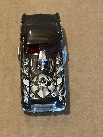 Hot Wheels Metrorail Nash Metropolitan Black Gray Graphic 1