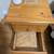 Solid wooden night stand with two drawers, good condition 5 thumbnail