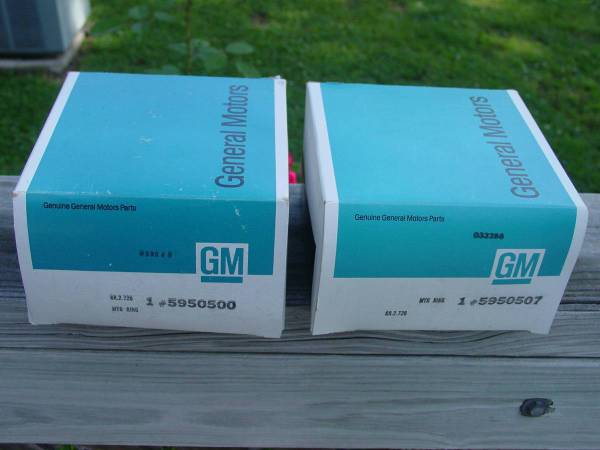 NOS C2 Corvette Headlight Ring - Pair 1