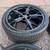 NICE Corvette C8 Trident Spoke Wheels Rims + Tires Gloss Black OEM 202 13 thumbnail