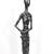 Cast Aluminum Modernist Figure Sculpture – 18.5" – Giacometti Style 7 thumbnail