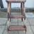 Vintage Kitchen Step Stool Ladder Seat Antique Classic Display Movie Patina 1 thumbnail