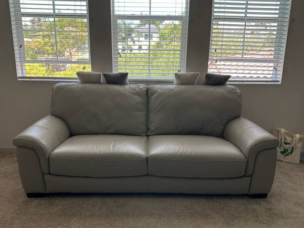 Leather Sofa Couch 1