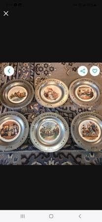 American Revolution Pewter Plates 1