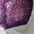 ANTIQUE AMETHYST  DAISY & BUTTON ASHTRAY 7 thumbnail